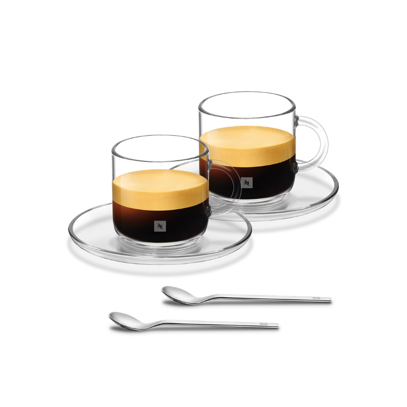 PUODELIAI SU ŠAUKŠTELIAIS IR LĖKŠTUTĖMIS ESPRESSO PUODELIAI SU ŠAUKŠTELIAIS IR LĖKŠTUTĖMIS ESPRESSO