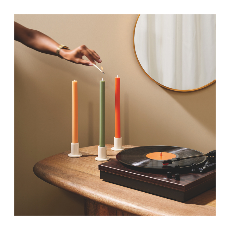 Candles Falling Leaves