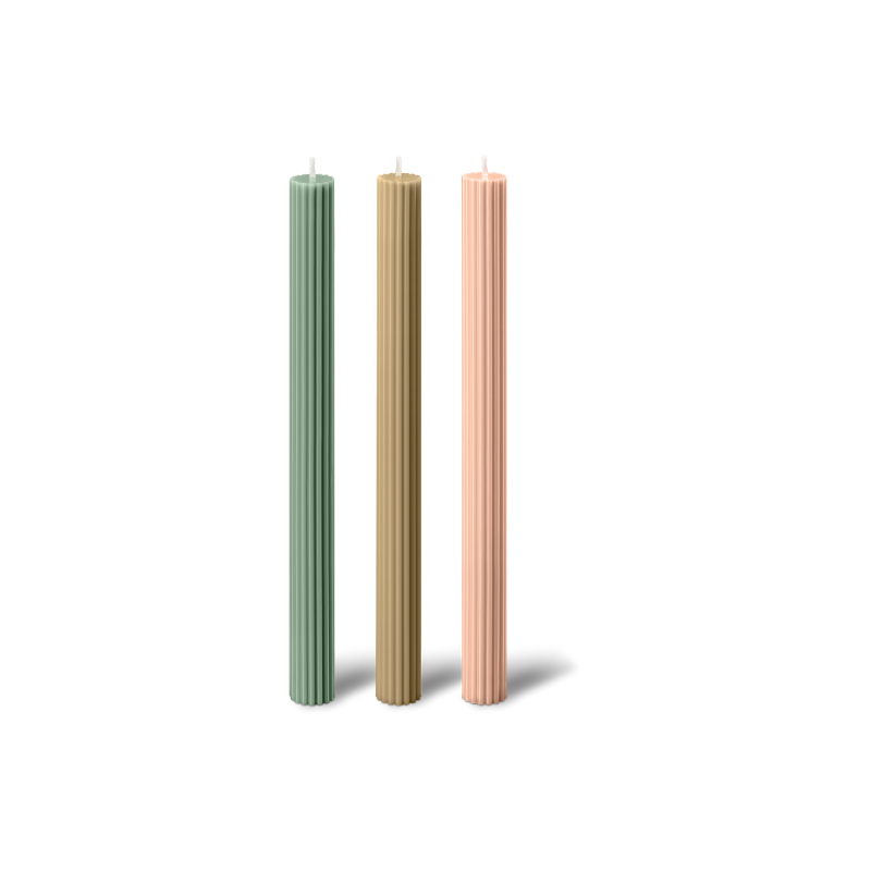 Candles Blooming Flowers