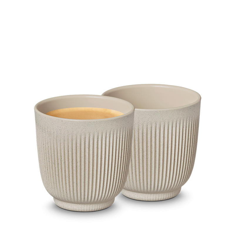 Set of 2 Nude Lungo cups