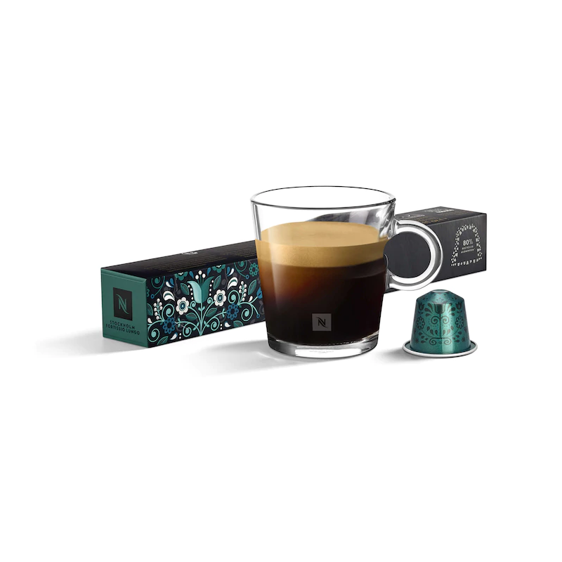 Kavos kapsulės Nespresso Stockholm Fortissio Lungo Kavos kapsulės Nespresso Stockholm Fortissio Lungo