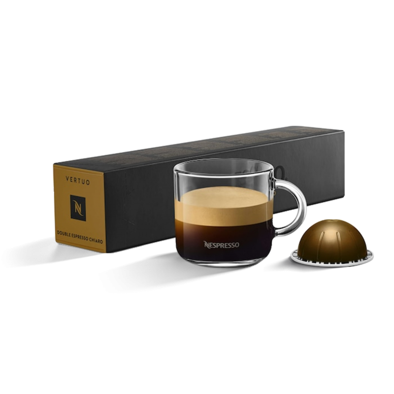 Vertuo kavos kapsulės Nespresso Double Espresso Chiaro Vertuo kavos kapsulės Nespresso Double Espresso Chiaro