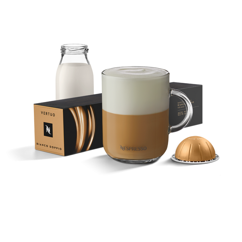 Vertuo kavos kapsulės Nespresso Double Espresso Bianco Doppio Vertuo kavos kapsulės Nespresso Double Espresso Bianco Doppio