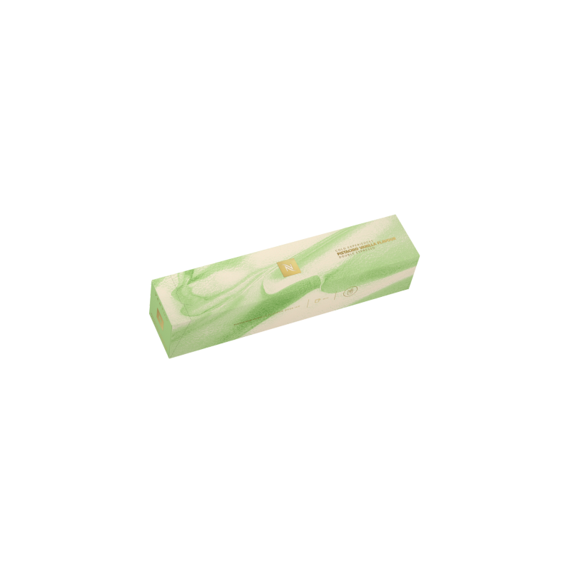 Pistachio vanilla flavour over ice