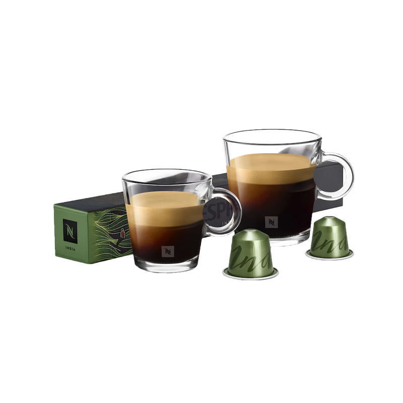 Kavos kapsulės Nespresso India Kavos kapsulės Nespresso India