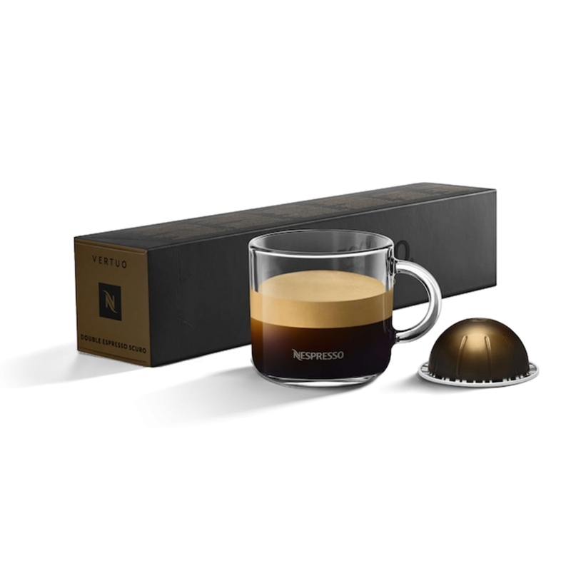 Vertuo kavos kapsulės Nespresso Double Espresso Scuro Vertuo kavos kapsulės Nespresso Double Espresso Scuro