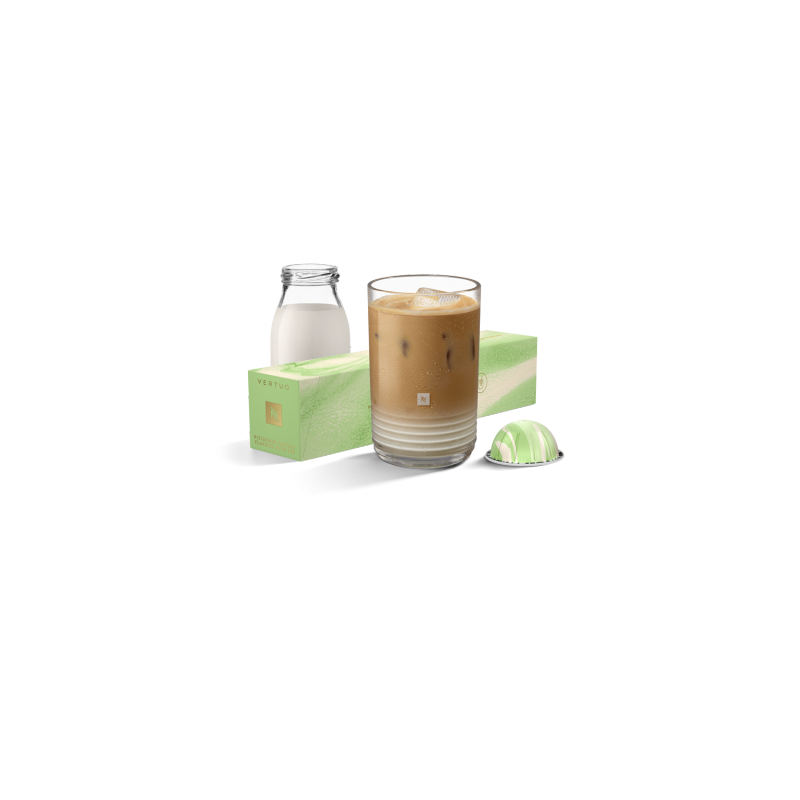 Pistachio vanilla flavour over ice