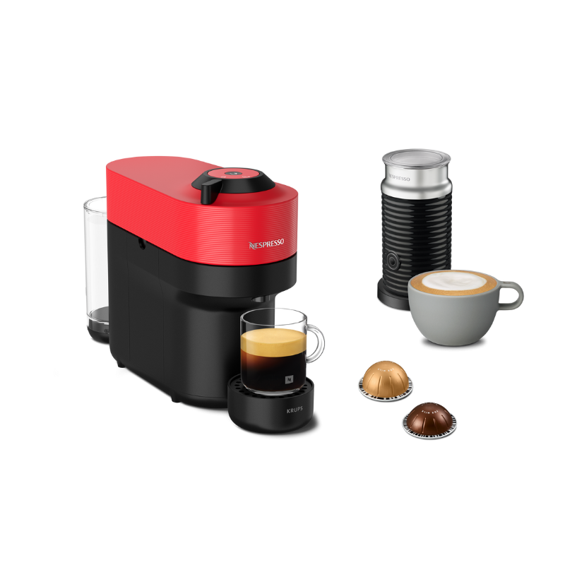 Vertuo Pop Red & Aeroccino 3 Vertuo Pop Red & Aeroccino 3