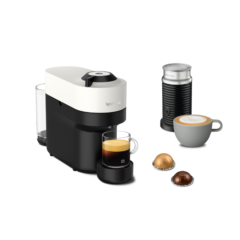 Vertuo Pop White & Aeroccino 3 Vertuo Pop White & Aeroccino 3