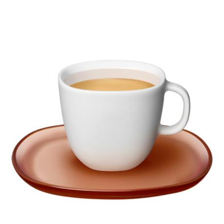 Porcelianiniai puodeliai su lėkštutėmis Lume Espresso