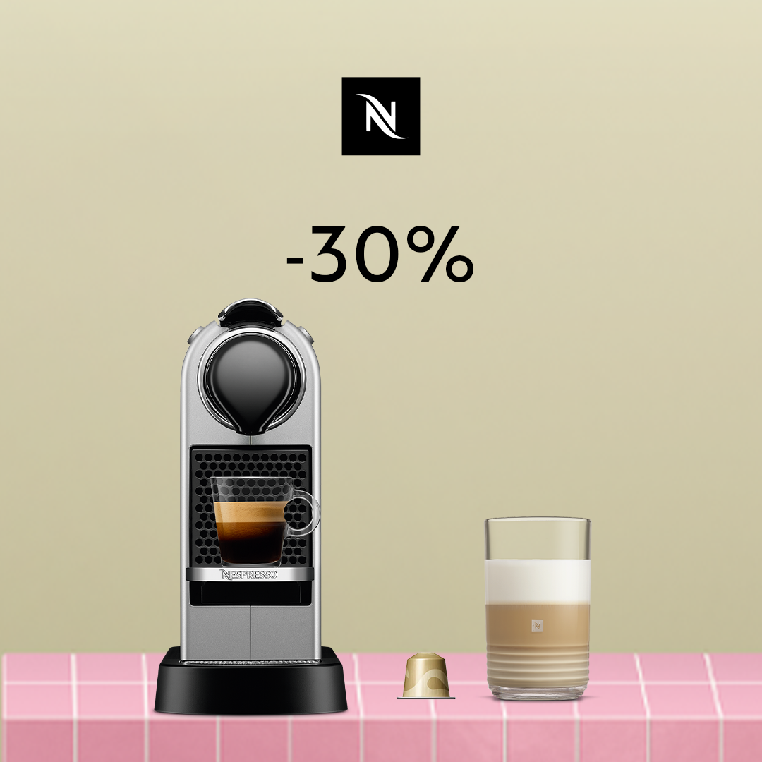 30% NUOLAIDA KAVOS APARATUI CITIZ PERKANT 160 ORIGINAL KAPSULIŲ!