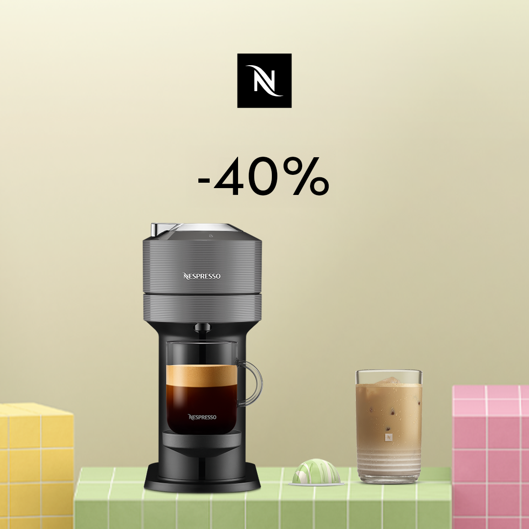 40% NUOLAIDA KAVOS APARATUI VERTUO NEXT PERKANT 80 VERTUO KAPSULIŲ!