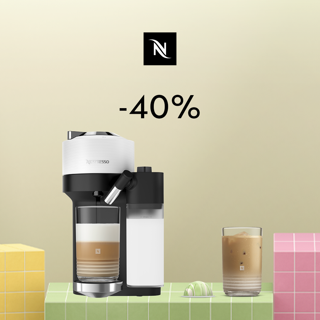 40% NUOLAIDA KAVOS APARATUI VERTUO LATTISSIMA PERKANT 80 VERTUO KAPSULIŲ!