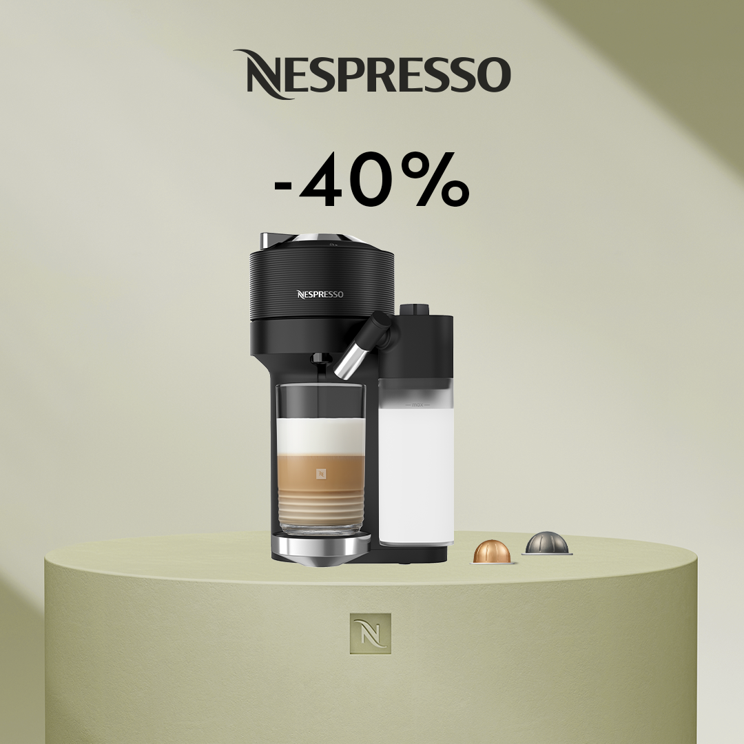 -40% KAVOS APARATUI VERTUO LATTISSIMA PERKANT 80 ORIGINAL KAPSULIŲ!