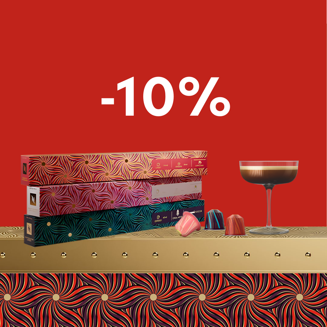 -10% VISOMS ORIGINAL KAVOS KAPSULĖMS perkant kavos kapsulių už 100 eurų