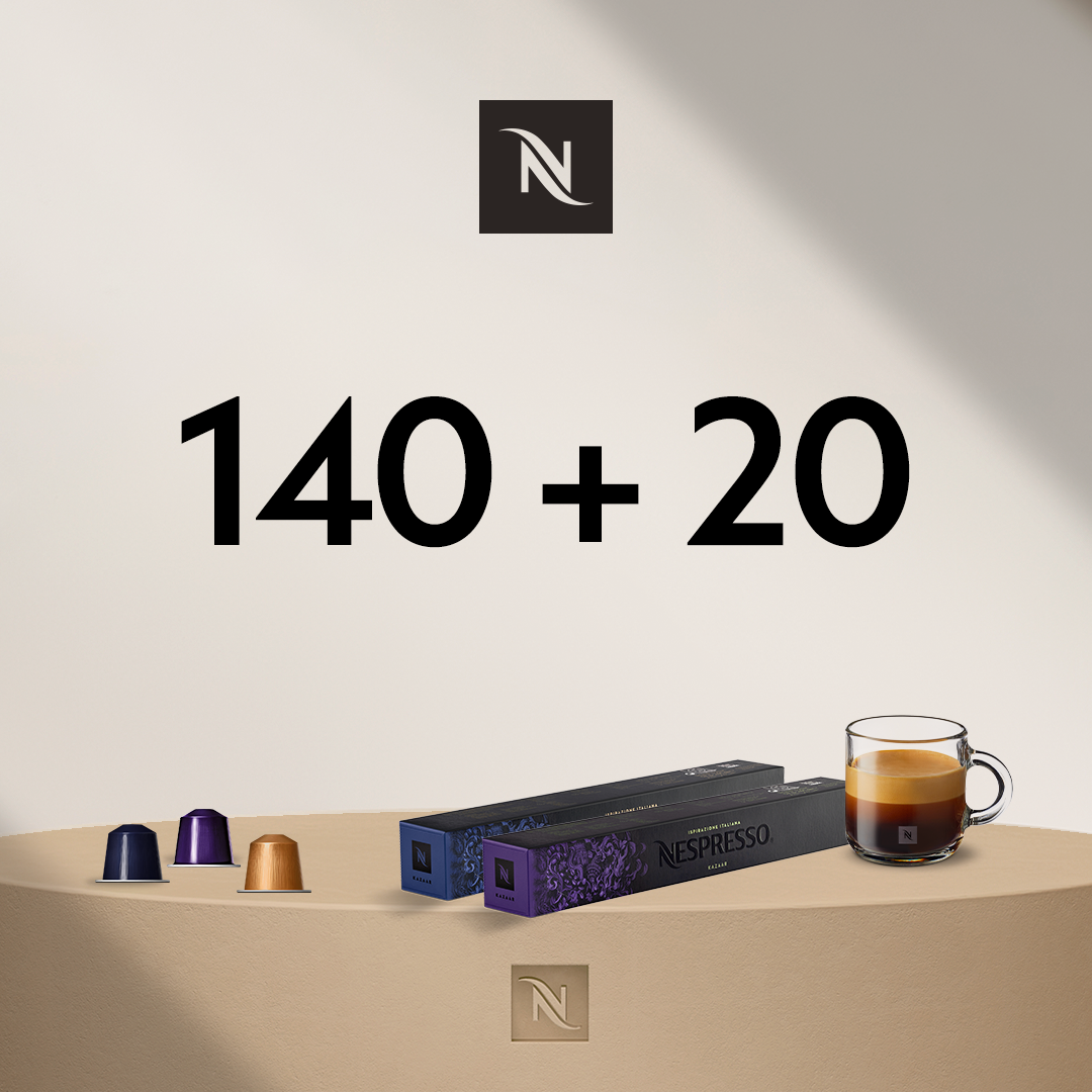 BUY 140 ORIGINAL CAPS - GET 2 SLEEVES ISPIRAZIONE ITALIANA FOR  0,02 EUR