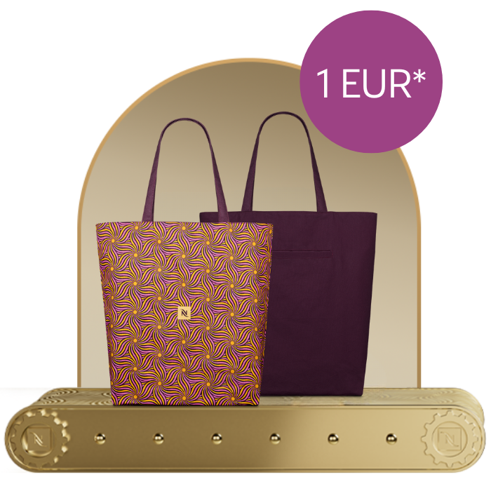BUY 100 VERTUO COFFEES GET TOTE BAG FOR 1 EUR