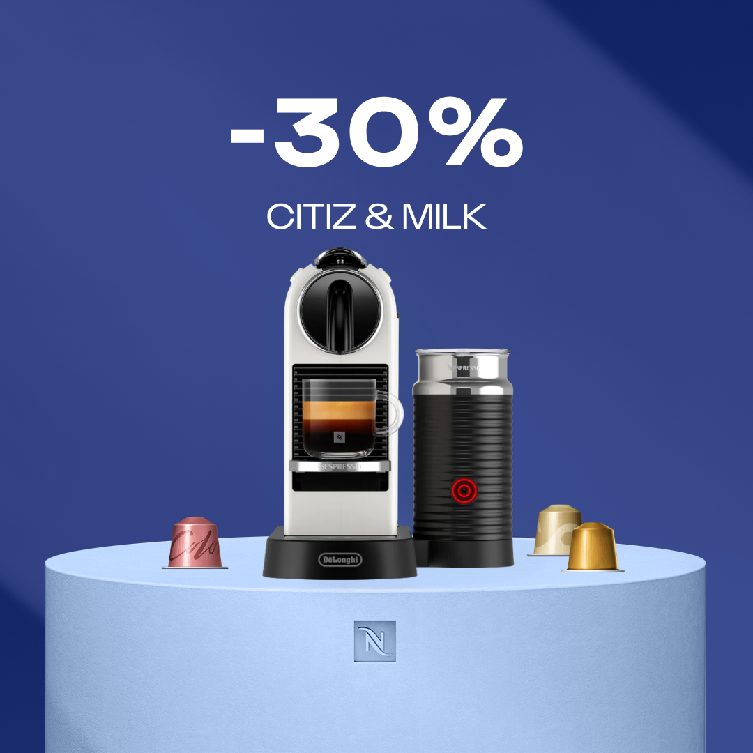 -30% KAVOS APARATUI CITIZ & MILK, PERKANT 120 ORIGINAL KAPSULIŲ