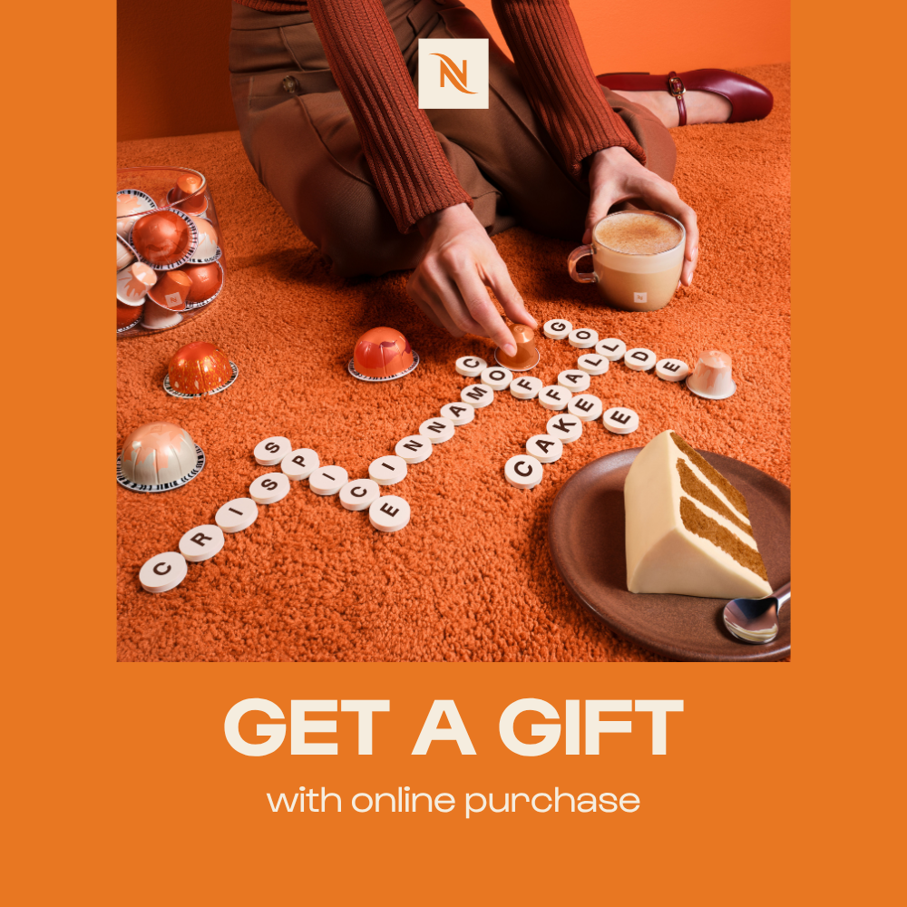 Shop online and get an Original tasting capsule set as a GIFT! Shop online and get an Original tasting capsule set as a GIFT!