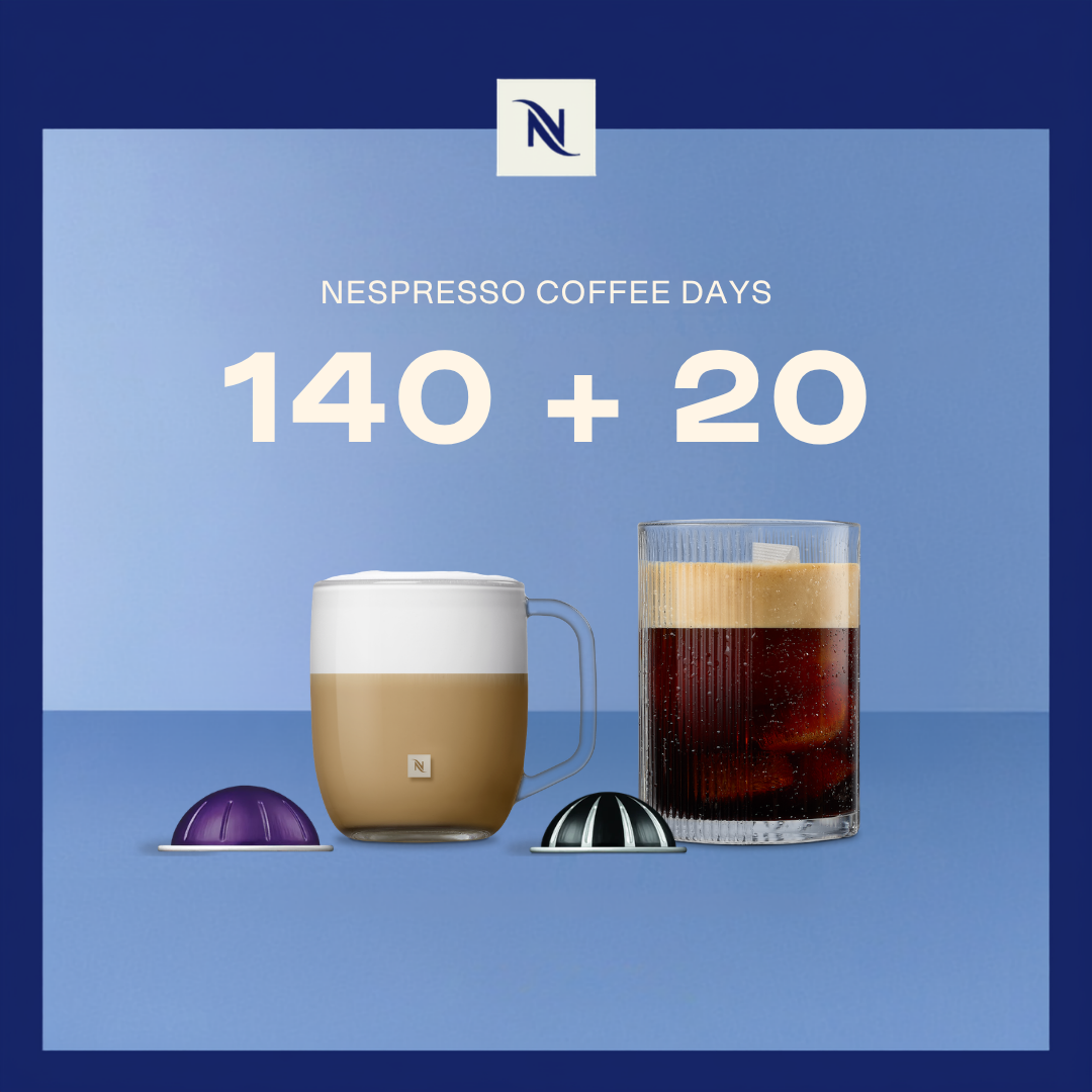 BUY 140 VERTUO CAPS - GET 2 SLEEVES SLEEVES ESPRESSO & RISTRETTO FOR 0,02 EUR BUY 140 VERTUO CAPS - GET 2 SLEEVES SLEEVES ESPRESSO & RISTRETTO FOR 0,02 EUR